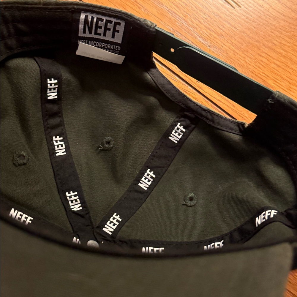 Neff Dark Green Cap with Triangle Logo NWT - Picture 7 of 7
